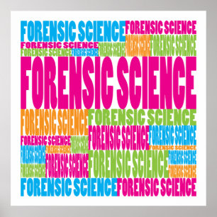 Poster La Science légale colorée