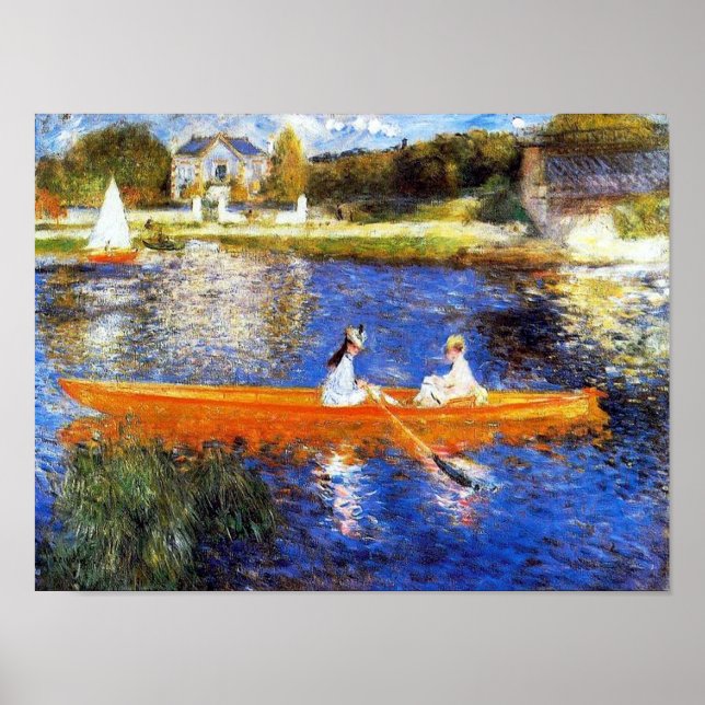 Poster La Seine À Asnières Renoir (Devant)