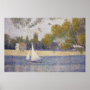 Poster La Seine à La Grande Jatte (étude en bateau)
