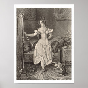 Poster La Séjour-dentelle, gravée par Alfred Léon