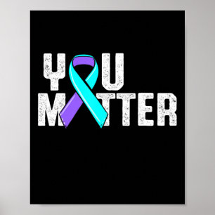 Poster La sensibilisation au suicide est importante