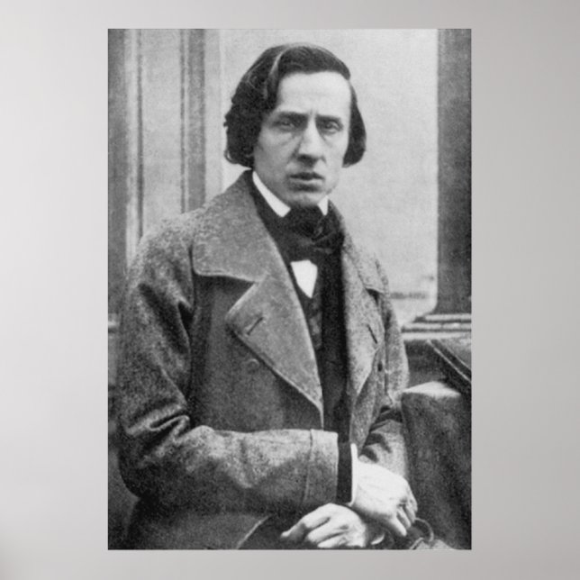Poster La seule photo connue de Frédéric Chopin (Devant)