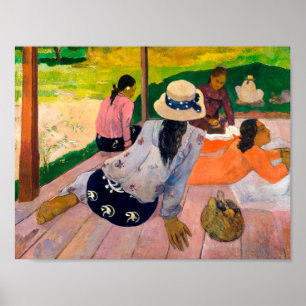 Poster La Sieste Paul Gauguin