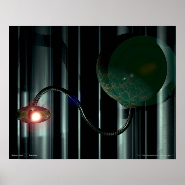 Poster La Singularité Technologique (Devant)