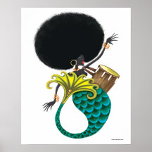 Poster La Sirena 16x20