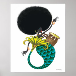 Poster La Sirena 16x20