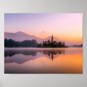 Poster La Slovénie sous le soleil couchant