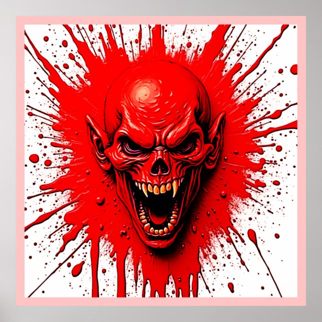 Poster La soif de sang : le vengeful Vampire (Devant)