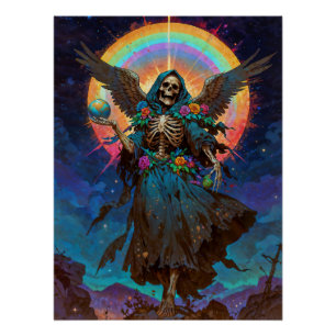 Poster La Sombra Benévola Santa Muerte