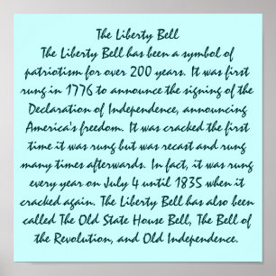 Poster La sonnette de liberté