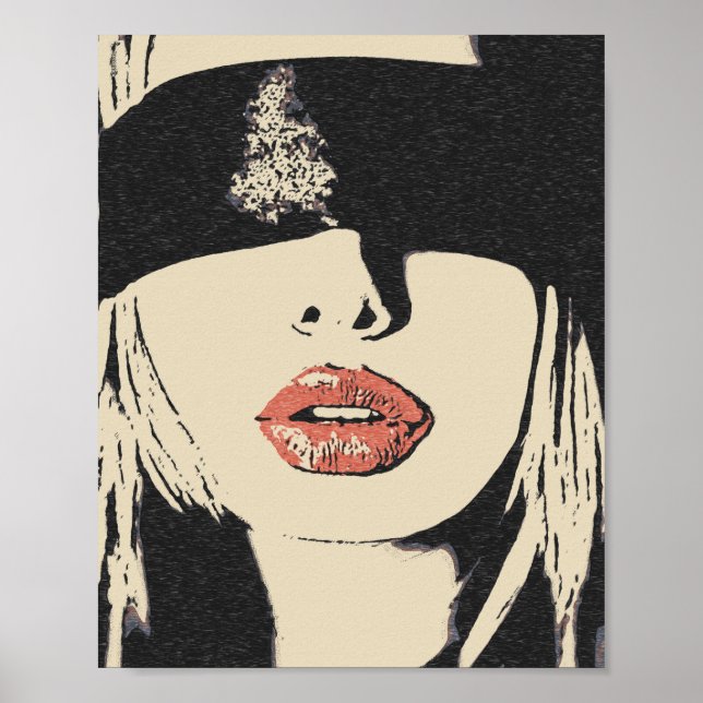Poster La soumission est son mode de vie, belle blonde (Devant)