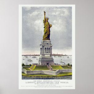 Poster La Statue de la Liberté, La Grande Statue de Barth