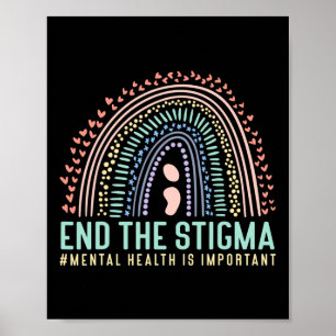 Poster La Stigmatisation La santé mentale est importante 