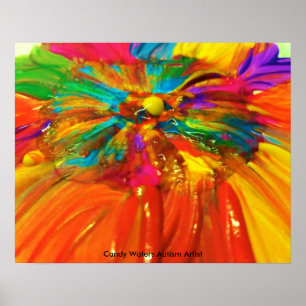 Poster La sucrerie arrose l'artiste d'autisme