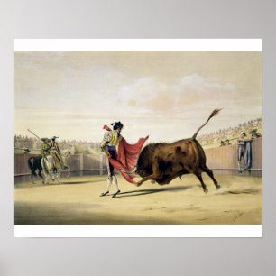 Poster La Suete de la Capa, 1865 (colour litho)