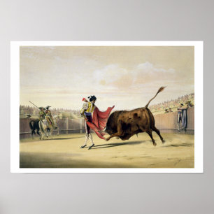 Poster La Suete de la Capa, 1865 (colour litho)