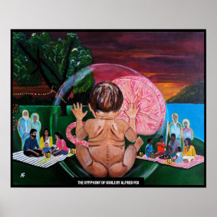 Poster La Symphonie des Âmes Peinture d'Alfred Fox