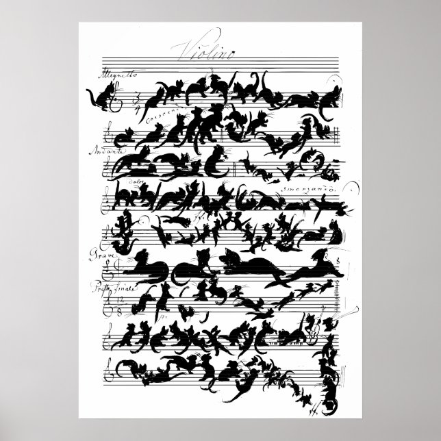Poster La Symphonie du vecteur de chat (Devant)