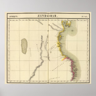 Poster La Tanzanie, Mozambique 43