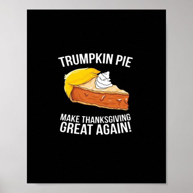 Poster La tarte à la citrouille amusante rend Thanksgivin (Devant)