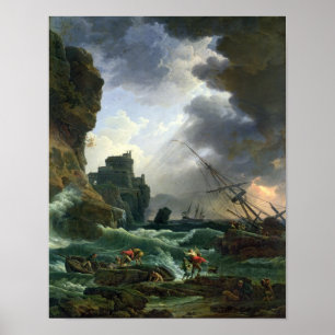 Poster La tempête, 1777