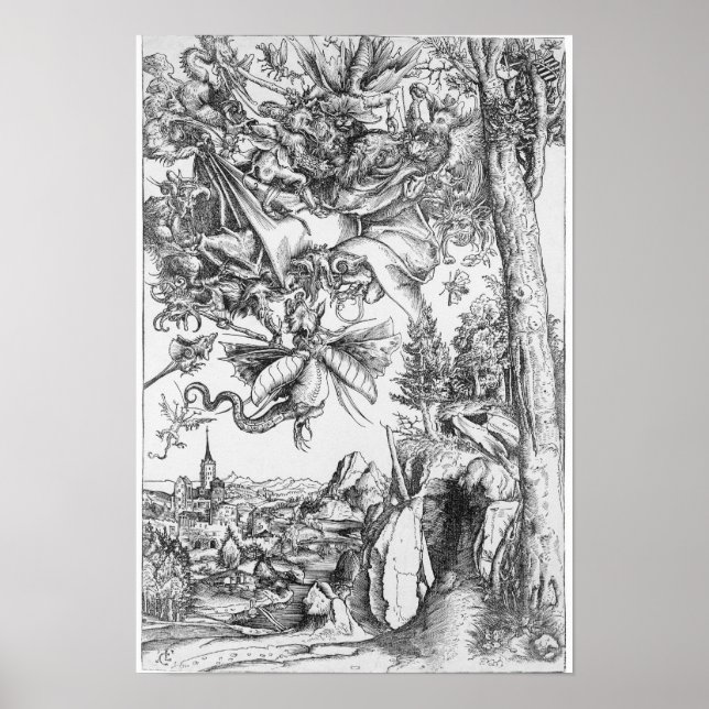 Poster La tentation de Saint-Antoine, 1506 (Devant)