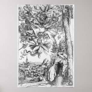 Poster La tentation de St Anthony, 1506