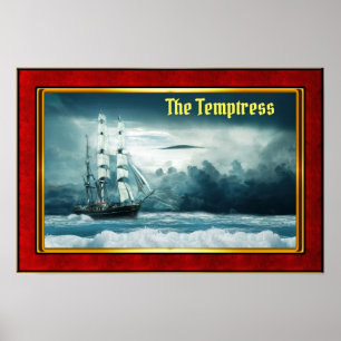 Poster La Tentatrice - Galion à la voile