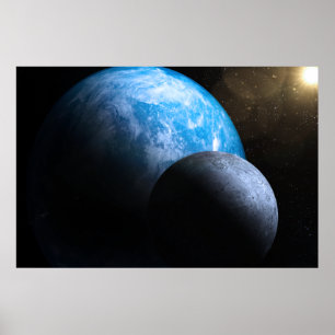 Poster La Terre et la Lune