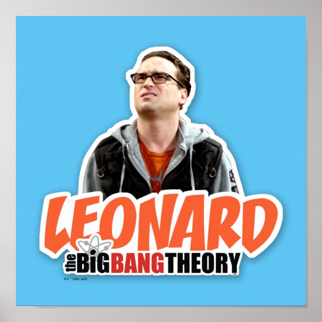 Poster La théorie du Big Bang | Leonard (Devant)