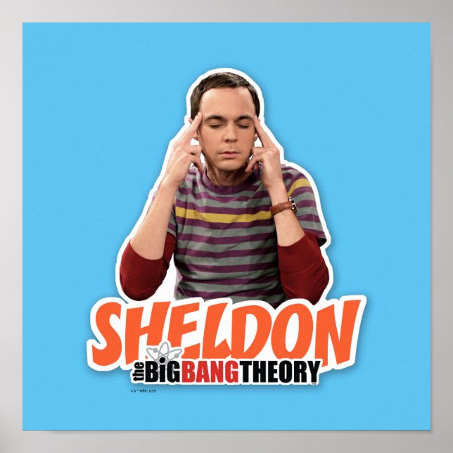 Poster La théorie du Big Bang | Sheldon (Devant)