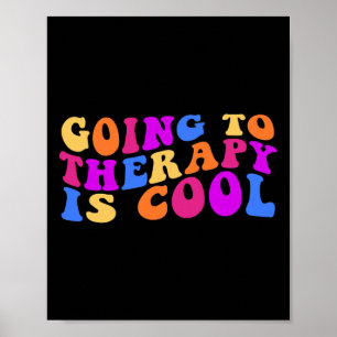 Poster La thérapie est la santé mentale Cool sensibilisat