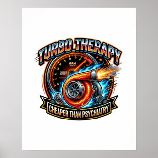 Poster La thérapie turbo moins chère que la psychiatrie -