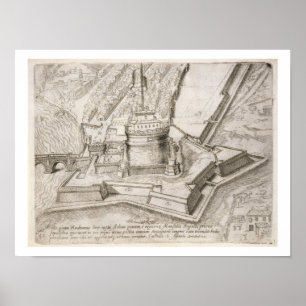 Poster La Tombe d'Hadrien, de Cosmo Medici Duci flore