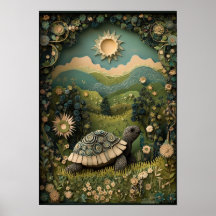 La Tortue | L'art forestier estival ensoleillé