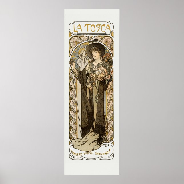 Poster La Tosca Alphonse Mucha Small (Devant)