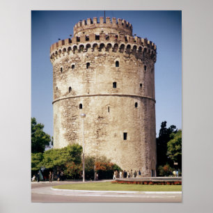 Poster La tour blanche, construite pendant