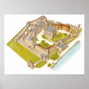 Poster La Tour de Londres. Londres