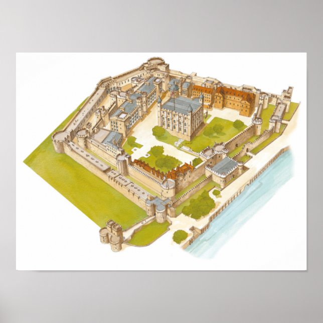 Poster La Tour de Londres. Londres (Devant)