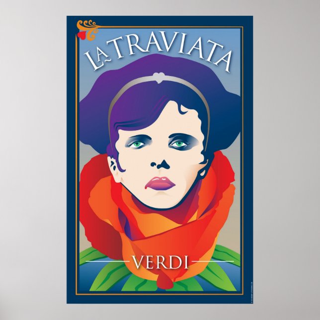 Poster La Traviata, Opéra (Devant)