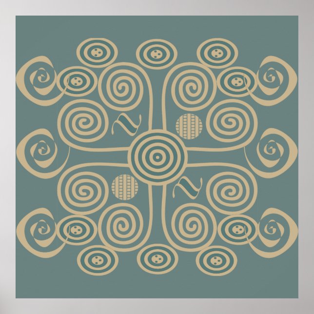 Poster la tribu africaine (Devant)