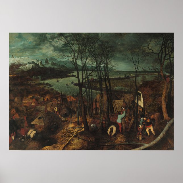 Poster La triste journée par Pieter Bruegel l'Ancien (Devant)