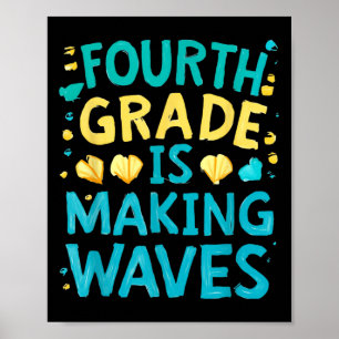 Poster La Troisième Année Rend Les Vagues Aux Enfants De 