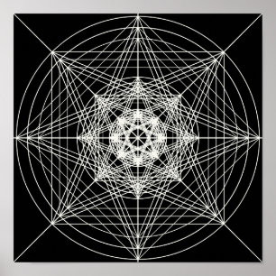Poster La troisième géométrie sacrée dimensionnelle