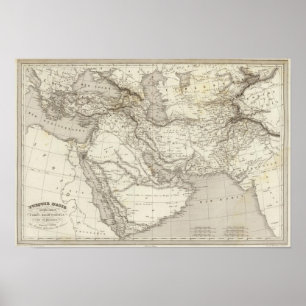 Poster La Turquie et l'Arabie