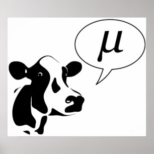 Poster La vache scientifique devient Mu