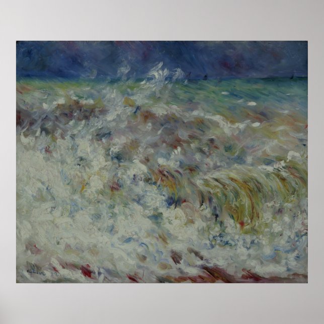 Poster La vague de Pierre-Auguste Renoir (Devant)