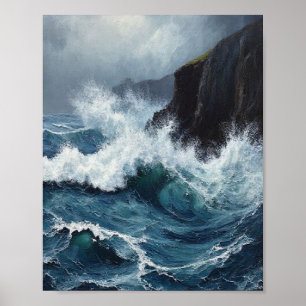 Poster La vague éternelle : une étude des vagues de force
