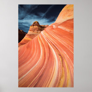 Poster La vague, falaises vermillon, Arizona