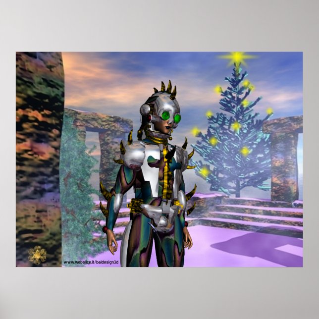 POSTER LA VEILLE D'UN CYBORG DU NOUVEL AN (Devant)